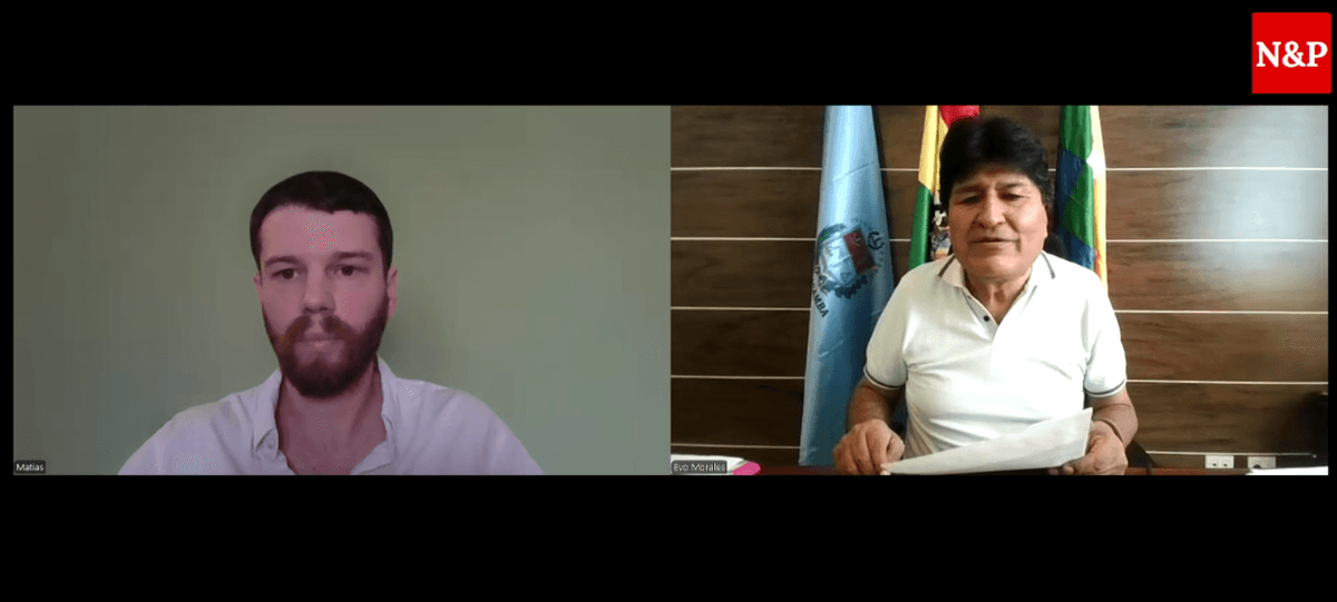 Evo Morales habla de todo: de la proscripción al gobierno de Milei